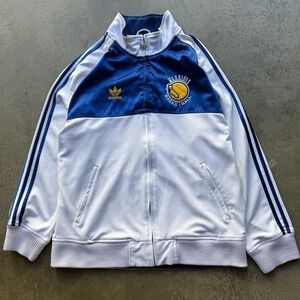 2000s NBA Golden State Warriors Adidas Heritage Collection Track Warm Up Jacket